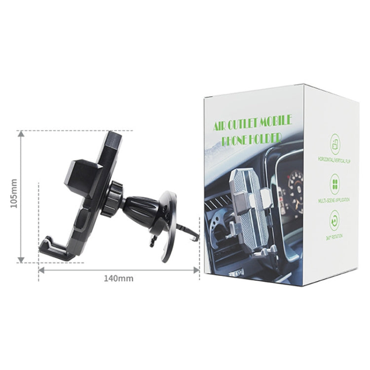 Knob Type Car Air Conditioner Air Outlet Navigation Mobile Phone Holder