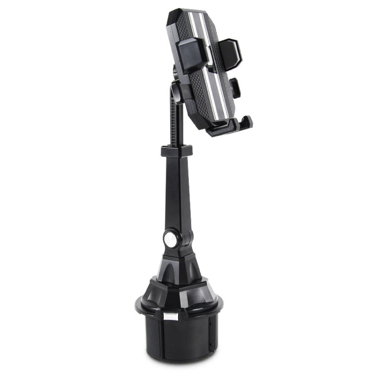 Car Center Console Water Cup Holder Adjustable Mobile Phone Holder