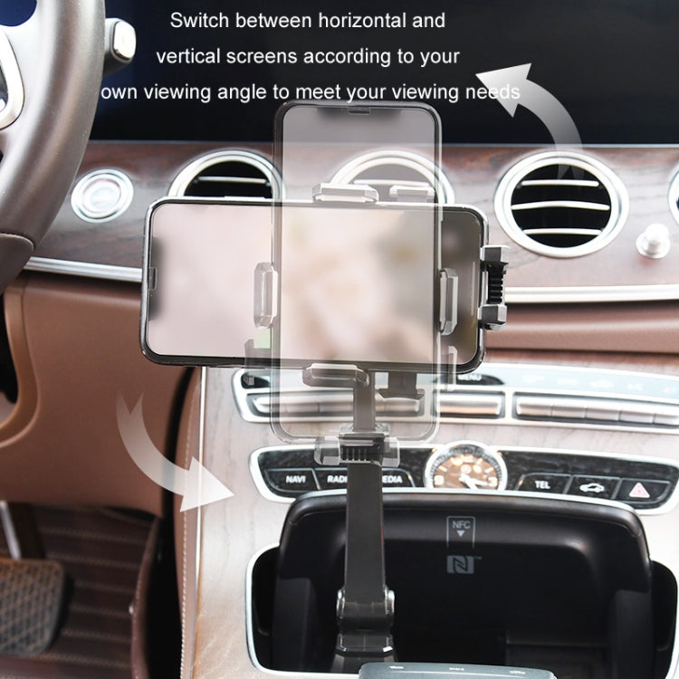 Car Center Console Water Cup Holder Adjustable Mobile Phone Holder