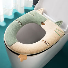 Load image into Gallery viewer, Universal Warm Toilet Seat Home Suede Toilet Cover