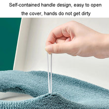 Load image into Gallery viewer, Universal Knitted Washable Toilet Pad Home Thickened Warm Toilet Cover, With Handle Pink, With Handle Gray, With Handle Blue, Flat Pink, Flat Gray, Flat Blue