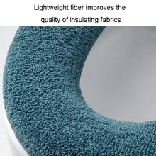Load image into Gallery viewer, Universal Knitted Washable Toilet Pad Home Thickened Warm Toilet Cover, With Handle Pink, With Handle Gray, With Handle Blue, Flat Pink, Flat Gray, Flat Blue