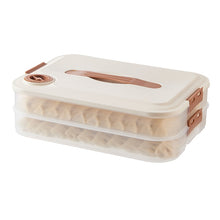 Load image into Gallery viewer, Dumpling Storage Box Food Grade Home Dumpling Frozen Fresh Case, 2 Layer With Cover, 3 Layer With Cover, 4 Layer With Cover