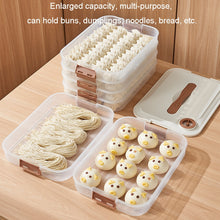 Load image into Gallery viewer, Dumpling Storage Box Food Grade Home Dumpling Frozen Fresh Case, 2 Layer With Cover, 3 Layer With Cover, 4 Layer With Cover