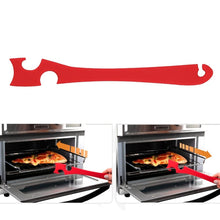 Load image into Gallery viewer, Kitchen Silicone Oven Rack Air Fryer Push Pull Tool with Longer Handle, Small 20 x 2.8cm, Large 28 x 3.8cm