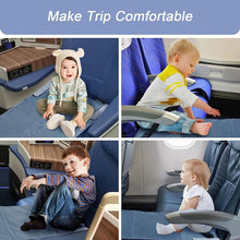 Load image into Gallery viewer, Kids Airplane Seat Extender Portable Travel Seat Cushion, 79 x 44cm