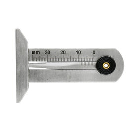 Stainless Steel Tire Tread Vernier Depth Gauge, 0-30mm, 0-50mm, 0-60mm