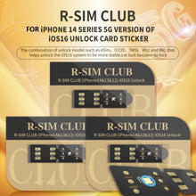 Load image into Gallery viewer, R-SIM18 CLUB Unlock Card Integrate TMSI / eSIM / ICCID / IPCC for iOS System, R-SIM18 CLUB