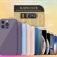 Load image into Gallery viewer, R-SIM18 CLUB Unlock Card Integrate TMSI / eSIM / ICCID / IPCC for iOS System, R-SIM18 CLUB