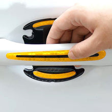 Load image into Gallery viewer, 8pcs/set Car Door Handle Rearview Mirror Safety Warning Protective Reflective Sticker, Red, Yellow, White, Blue, Fluorescent Green