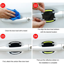 Load image into Gallery viewer, 8pcs/set Car Door Handle Rearview Mirror Safety Warning Protective Reflective Sticker, Red, Yellow, White, Blue, Fluorescent Green