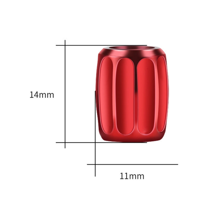 4pcs/set Metal Anti-theft Tyre Core Valve Personalised Conversion Cap, Colorful, Titanium Black, Red, Silver