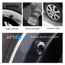 Load image into Gallery viewer, Aluminium Alloy Checkered Tricolour Car Wheel Decorative Valve Cap, Black, Silver, Red