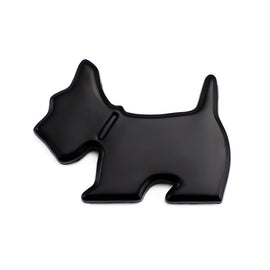 Cute Pet Dog Car Decal Puppy Metal Vehicle Emblem Decorative Stickers