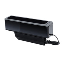 Load image into Gallery viewer, Car Seat Gap Storage Box with 2 USB Charging Port, Principal Driver Silver, Co-pilot Silver, Principal Driver Red, Co-pilot Red, Principal Driver Gray, Co-pilot Gray