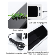 Load image into Gallery viewer, Car Seat Gap Storage Box with 2 USB Charging Port, Principal Driver Silver, Co-pilot Silver, Principal Driver Red, Co-pilot Red, Principal Driver Gray, Co-pilot Gray