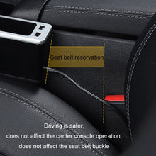 Load image into Gallery viewer, Car Seat Gap Storage Box with 2 USB Charging Port, Principal Driver Silver, Co-pilot Silver, Principal Driver Red, Co-pilot Red, Principal Driver Gray, Co-pilot Gray