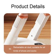 Load image into Gallery viewer, YM-102 Smart Home Timing UV Purple Light Sterilization and Deodorization Dryer Portable Shoe Dryer, US Plug, EU Plug