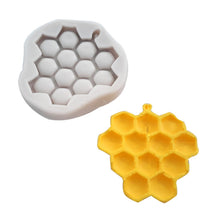 Load image into Gallery viewer, Honeycomb Block Textured Silicone Mold Bee Fondant Chocolate Cake Mold, Mk-2019 Light Gray, Mk-2340 Light Gray, Mk-2373 Pink, Mk-2373 Light Gray