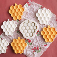 Load image into Gallery viewer, Honeycomb Block Textured Silicone Mold Bee Fondant Chocolate Cake Mold, Mk-2019 Light Gray, Mk-2340 Light Gray, Mk-2373 Pink, Mk-2373 Light Gray