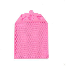 Load image into Gallery viewer, Honeycomb Block Textured Silicone Mold Bee Fondant Chocolate Cake Mold, Mk-2019 Light Gray, Mk-2340 Light Gray, Mk-2373 Pink, Mk-2373 Light Gray