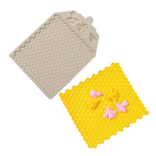 Load image into Gallery viewer, Honeycomb Block Textured Silicone Mold Bee Fondant Chocolate Cake Mold, Mk-2019 Light Gray, Mk-2340 Light Gray, Mk-2373 Pink, Mk-2373 Light Gray
