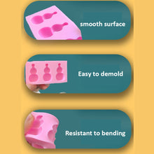 Load image into Gallery viewer, Little Bee Silicone Mold Fondant Chocolate Cake Mold, Mk-3171 Pink, Mk-3171 Light Gray, Mk-3172 Pink, Mk-3172 Light Gray