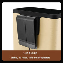 Load image into Gallery viewer, Multifunctional Car Dustbin Car Seatback Door Hanging Storage Box, Beige, Gray, Black