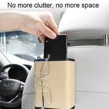 Load image into Gallery viewer, Multifunctional Car Dustbin Car Seatback Door Hanging Storage Box, Beige, Gray, Black