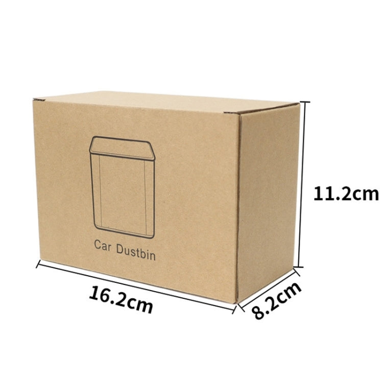 Multifunctional Car Dustbin Car Seatback Door Hanging Storage Box, Beige, Gray, Black