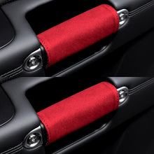 Load image into Gallery viewer, 1pair Car Door Handle Decorative Anti-Scratch Cover Car Slippery Leather Inner Door Handle Protective Cover