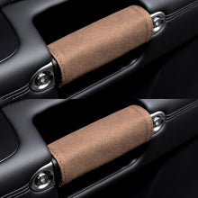 Load image into Gallery viewer, 1pair Car Door Handle Decorative Anti-Scratch Cover Car Slippery Leather Inner Door Handle Protective Cover