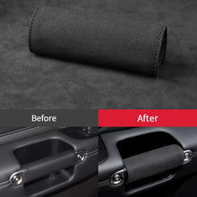 Load image into Gallery viewer, 1pair Car Door Handle Decorative Anti-Scratch Cover Car Slippery Leather Inner Door Handle Protective Cover
