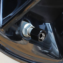 Load image into Gallery viewer, 4pcs /Set Skeleton Metal Tire Valve Caps Automobile Modification Universal Valve Core Cover