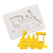 Load image into Gallery viewer, Classic Car Train Silicone Fondant Cake Mold Baking Decoration Tools