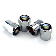 Load image into Gallery viewer, 4pcs /Set Car Labeled Metal Tire Valve Caps Automobile Universal Modified Valve Covers, Car Labeled