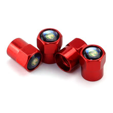 Load image into Gallery viewer, 4pcs /Set Car Labeled Metal Tire Valve Caps Automobile Universal Modified Valve Covers, Car Labeled