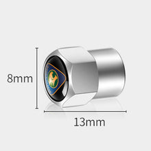 Load image into Gallery viewer, 4pcs /Set Car Labeled Metal Tire Valve Caps Automobile Universal Modified Valve Covers, Car Labeled