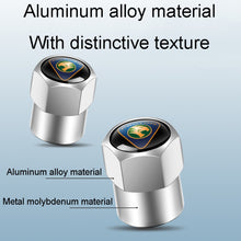Load image into Gallery viewer, 4pcs /Set Car Labeled Metal Tire Valve Caps Automobile Universal Modified Valve Covers, Car Labeled
