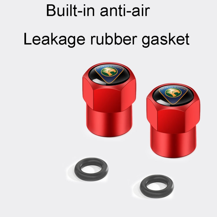 4pcs /Set Car Labeled Metal Tire Valve Caps Automobile Universal Modified Valve Covers, Car Labeled