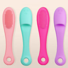 Load image into Gallery viewer, Pet Cats Dog Cleaning Comb Chin Teeth Cleaning Brush Silicone Brush, Green, Purple, Pink