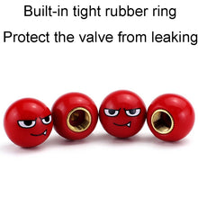 Load image into Gallery viewer, 4pcs /Set Devil Ball Tire Valve Caps Automotive Universal Modification Valve Covers