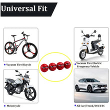 Load image into Gallery viewer, 4pcs /Set Devil Ball Tire Valve Caps Automotive Universal Modification Valve Covers