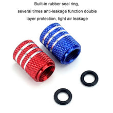 Load image into Gallery viewer, Laser Power Gesture Motivational Fist Car Tire Valve Cap, Blue, Red, Black, Gray