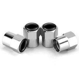 4pcs /Set Hexagonal Metal Tire Valve Caps Automobile Universal Modified Valve Covers, Hexagonal