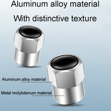 Load image into Gallery viewer, 4pcs /Set Hexagonal Metal Tire Valve Caps Automobile Universal Modified Valve Covers, Hexagonal