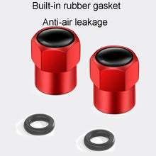 Load image into Gallery viewer, 4pcs /Set Hexagonal Metal Tire Valve Caps Automobile Universal Modified Valve Covers, Hexagonal