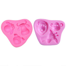 Load image into Gallery viewer, Cartoon Three-dimensional Animals Fondant Silicone Mold Cake Decorating Baking Tools, 1286, 0599
