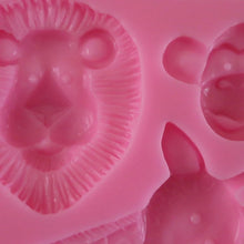 Load image into Gallery viewer, Cartoon Three-dimensional Animals Fondant Silicone Mold Cake Decorating Baking Tools, 1286, 0599