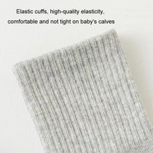 Load image into Gallery viewer, Children Cotton Solid Color Boneless Mid-Calf Breathable Sweat-Absorbent Socks, M, L, XL, XXL
